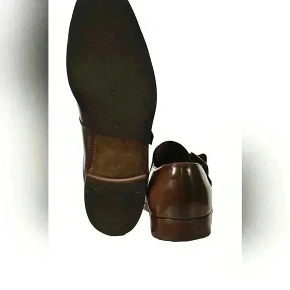 CHURCH'S BROWN CALFSKIN LEATHER WESTBURY MONK STRAP DRESS SHOES 10US ENGLAND - Picture 2 of 11